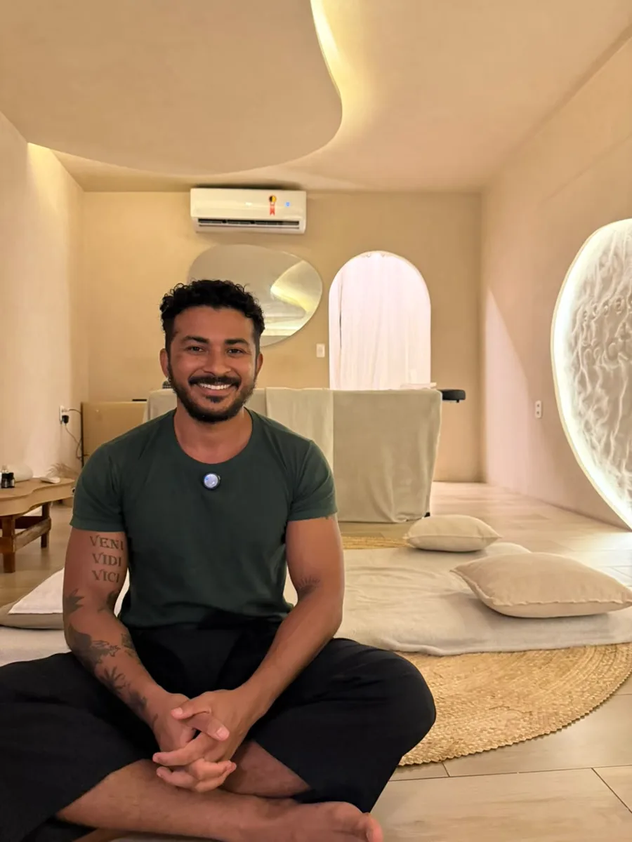 Foto de João, condutor do Espaço Matú